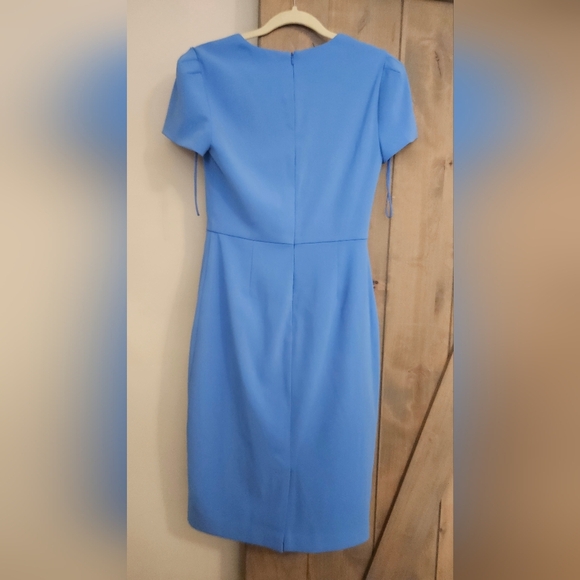 BADGLEY MISCHKA  Regatta Blue Sheath Midi Dress. Size 4 NWT - Picture 14 of 15